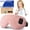 1-Pink, variant on Heated Eye Mask for Dry Eyes: Warm Compress for Digital Tired Eyes, Stye Relief - Cordless, Adjustable Heat & Timer Settings - Airplane/Road Travel, Sleep aid, Office nap Pink