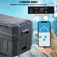 thumbnail image 5 of KFFKFF 12V Car Refrigerator, 35L Electric Cooler DC/AC, -4℉~68℉, Freezer Fridge Cooler APP Control Ideal for Camping, RV, and Outdoor Use, 5 of 10