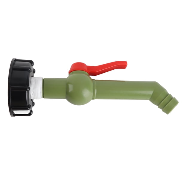 Adaptador De Grifo De Tanque IBC, Accesorios Conector De Válvula De Tanques De Agua A Tope Con Tapón De Rosca Para Aceite Para Combustible