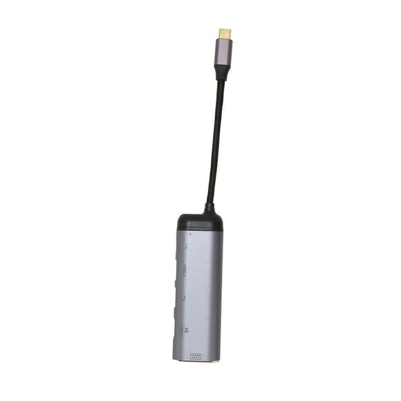 6 In 1 USB C Hub, Dual Core Technology USB Docking Station PD Fast Charging For Laptops