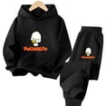 thumbnail image 2 of Conjunto de sudadera con capucha deportiva para niños y niñas de 3 a 14 años con estampado de dibujos animados de Pochacco Trucksuit de Fahion, 2 of 5