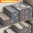 thumbnail image 6 of Oxford Cloth and PP Underwear Storage Box with Compartments for Classified Storage, Space-Saving in Wardrobe Drawers, 6 of 9