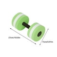 thumbnail image 3 of Lwlmwt 1pcs Water Aerobics Dumbbells,EVA Aquatic Barbell Fitness Aqua Pool Exercise,Foam Water Dumbbells for Pool Exercise,Water Weights Aquatic Exercise Dumbbells, 3 of 5
