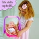 thumbnail image 2 of JC TOYS ADJUSTABLE CARRIER – Converts from Rocking Baby Carrier to Feeding Seat – Perfect for Children 2+ , Pink , 16 inches, 2 of 5