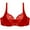 Red, variant on RMGVDSD Chic Bras for Women Sexy Double Breasted Lace Lingerie Plus Size Bra Wireless Push Up Bralettes