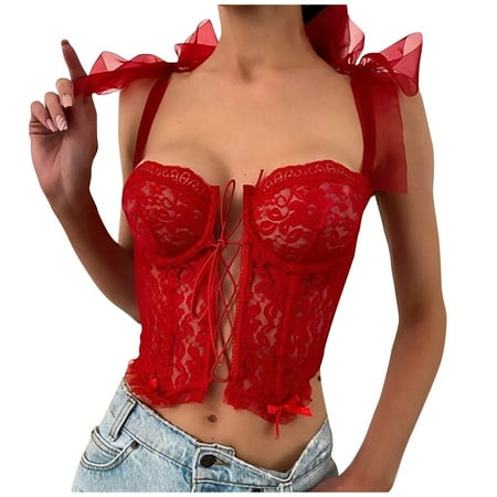 

YDKZYMD Women S Bralette Front Closure Floral Lace V Neck Crop Top Wireless Longline Sheer Breathable Padded Bralette Bra