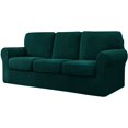 thumbnail image 1 of CHUN YI Stretch Checks Spandex Sofa Cover Separate Backrests Cushions Cover Slipcover, 1 of 5