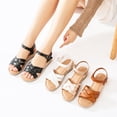 thumbnail image 7 of Women's Platform Wedge Heel Sandals - Adjustable Buckle Ankle Strap Open-Toe, Lightweight Rubber Sole Comfortable Casual Summer Sandals, 7 of 7