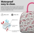 thumbnail image 3 of Reusable Dinosaur Lnsulated Lunch Bag for Women & Men-Leakproof Water-Resistant Cooler Tote,Large Capacity(10.6x8.7x6.3in)for Work,Office,Travel,Picnic,Beach., 3 of 7