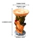 thumbnail image 2 of Ornamento Raccoon Resina Base Cristal, decoración hogar, pequeño, estantería, decoración de interiores, decoración de hogar, para sala de estar, material resina, base cristal, estilo moderno, 2 of 9