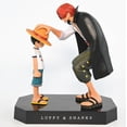 thumbnail image 1 of Anime One Piece Luffy & Shanks 18cm Figure Toy Model, 1 of 3