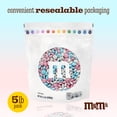 thumbnail image 6 of M&M'S Gender Reveal Milk Chocolate Candy, Baby Shower or Reveal Party Candy, 5lb Resealable Bulk Bag, 6 of 10