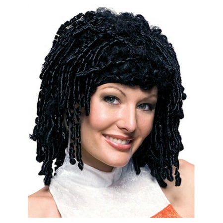 Women's Black Curly Top Ringlet Loopsy Living Dead Doll Costume Wig