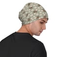 thumbnail image 4 of Xecao Bees And Chamomile Print Beanie Knitted Hat for Men Women, Winter Fashion Knit Cuffed Caps Unisex, 4 of 7