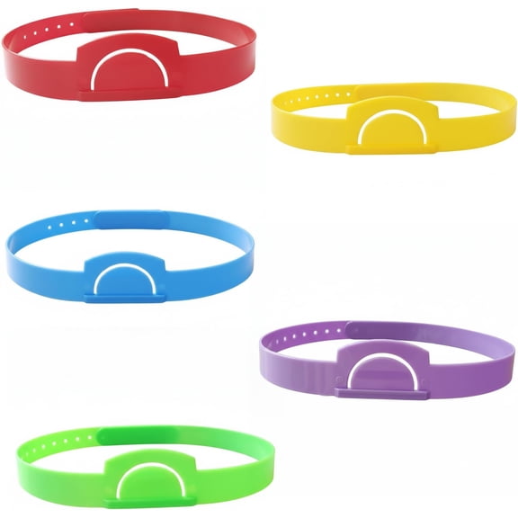 5 Pack Adjustable Game Headbands for Family Party, Plastic Headband Set with Insert Cards for Adults