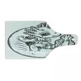 thumbnail image 1 of Salamander Cutting Board, Close Shot Graphic Illustration of an Axolotl Monochrome Drawing, Decorative Tempered Glass Cutting and Serving Board, in 3 Sizes, by Ambesonne, 1 of 2