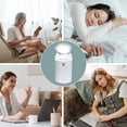 thumbnail image 3 of Air Humidifier Double Spray Nozzle Humidifier 3L Large Capacity Humidifier USB Rechargeable Humidifier Multimodal Humidifier with Atmosphere Night Light, 3 of 8