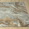 thumbnail image 5 of Luxe Weavers Marble Collection Beige 2x7 Artistic Abstract Area Rug, 5 of 9