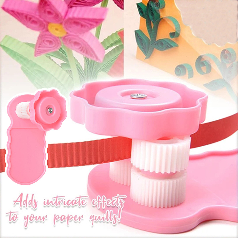 Stamens 3D Paper Wave Quilling Crimper DIY Making Corrugated Paper Crafts Crimping Tool