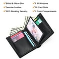 thumbnail image 5 of FALAN MULE Minimalist Wallets for Men Genuine Leather Bifold Wallet RFID Blocking Card Holder, 5 of 7