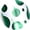 05 Green, variant on PoyoKee 1 Pack Christmas Wrapping Paper Roll, Thick Large Size Gift Wrapping Paper Christmas, Recyclable Gift Wrap for Present, 118 inch & 80 gsm