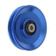 thumbnail image 3 of Polea de rodamiento para gimnasio, accesorio de aleación de aluminio resistente al desgaste, diámetro interior de 10 mm. 105 mm azul, 3 of 9