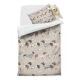 thumbnail image 2 of Cute Cartoon Dachshund Duvet Cover and Pillowcase Set for Single Bedding, Bedroom Accessories for Kids Teens, 2 of 5