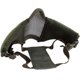 thumbnail image 3 of Máscara protectora de media cara para actividades al aire libre, máscaras protectoras de malla de acero para juego de Airsoft, nuevo 2#, 3 of 4