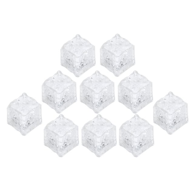 Flashing Ice Cubes, LED Ice Cubes, Scoop And Basket For Home Drinks