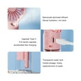 thumbnail image 4 of Handheld Fan Misting Fan, Portable Mini Water Fan Handheld Misting Fan USB Rechargeable Water Spray Mist Fan With 4 Gear Speed, 4 of 8
