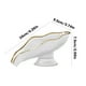 thumbnail image 3 of Jabonera transparente con drenaje automático y borde dorado, no porosa, fácil de limpiar, ideal para usar en la ducha, el baño, el fregadero de la cocina y la bañera (1 pieza). Rkxzt, 3 of 8