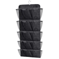 thumbnail image 1 of Zapatero colgante MISSLO 30 bolsillos grandes de doble cara negro, 1 of 6