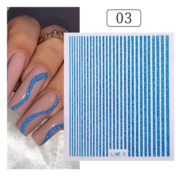 1 unidad de pegatinas 3D con purpurina reflectante para uñas, diseño de estrella en polvo plateado, láminas de corazón de amor láser, decoración brillante para manicura, nuevo zhangmengya LED