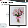 thumbnail image 4 of Stupell Industries Cottage Pink & White Tied Flower Bouquet Black Framed Print Under Glass, 13 x 16, by The Prints Vibe, 4 of 8