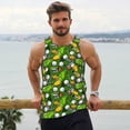 thumbnail image 6 of Yiaed golf Sport club Print Mens Compression Shirt Slimming Body Shaper Vest Workout Tank Tops Abs Abdomen Undershirts-3X-Large, 6 of 7