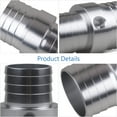 thumbnail image 3 of Shisuyan Radiator Hose Barb Coupler with 1/8" NPT Port Useful Steam Tube Adapter, 3 of 8