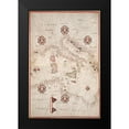 thumbnail image 2 of Oliva, Joan 13x18 Black Modern Framed Museum Art Print Titled - Portolan atlas of the Mediterranean Sea, western Europe, and the northwest coast of Africa - Central, 2 of 5