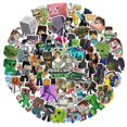 thumbnail image 1 of (C)100 pcs Minecraf-t stickers Waterproof vinyl stickers for Lapt, 1 of 5