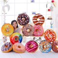 thumbnail image 2 of Haloppe Sofa Cushion Easy-cleaning Donut Design Practical Multicolor Pillow for Home-ZJKDGJKJ, 2 of 4