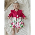 thumbnail image 5 of BemeyourBBs Toddler Baby Girls Sets Sleeveless Dress with Long Sleeve Cardigan, 5 of 9