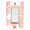 thumbnail image 1 of Metal Light Switch Plate Cover Cute Nature Wild Animals Pink ZOO004, 1 of 13