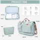 thumbnail image 3 of Small Gym Bag for Women, Travel Duffle Bag Carry On Weekender Bag with Shoe Compartment, 3 of 5