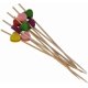 thumbnail image 2 of Cocktail Sticks 100 Counts Wooden Toothpicks Party Supplies frill finger food fruits sandwich nibbles - Multicolors Hearts, 2 of 3