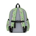 thumbnail image 3 of Cow and Spot Green Pattern Cute School Backpack with Padded Back and Adjustable Shoulder Straps 13.4"x11"x4.7", 3 of 5