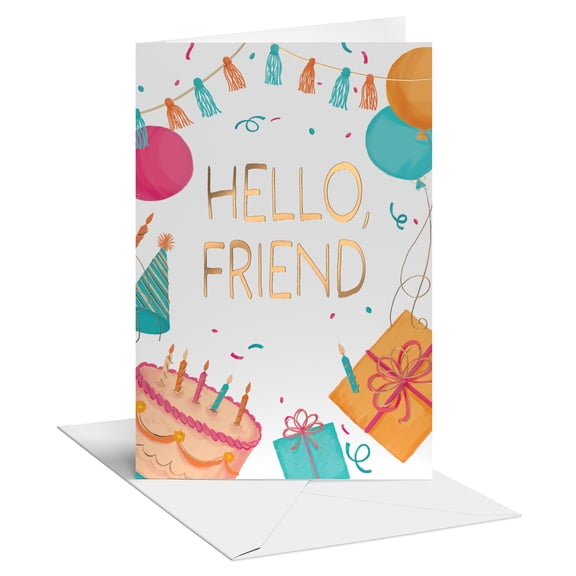 American Greetings Birthday Card for Friend (Hello Friend)