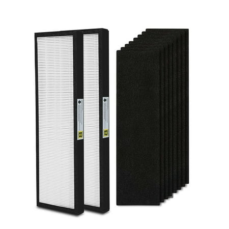 

2Pack Filters and Carbon Pre-Filters Parts for Guardian AC4825 AC4300 AC4800 AC4900 AC4850 Air Purifiers