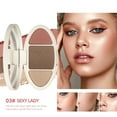 thumbnail image 2 of WREESH High Gloss Repairing Pan Glitter Matte Nose Shadow Shadow Blush Makeup, 2 of 2