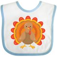 thumbnail image 3 of Inktastic Thanksgiving Turkey Boys or Girls Baby Bib, 3 of 4