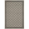 thumbnail image 2 of Safavieh Dhurries Terrance Geometric Wool Area Rug, Ivory/Black, 6' x 9', 2 of 10