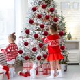 thumbnail image 4 of Christmas Velvet Balls 1.97 Flocked Christmas Hanging Ornaments Handmade Velvet Balls Xmas Tree Ornaments Xmas Tree Bulbs for Wedding Anniversary Party 15 Pcs, 4 of 5
